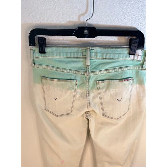 Boho Hudson Ombre Dyed Jeans Krysta Jeans Size 26 Hippie Western Costal 70s - Picture 5 of 8